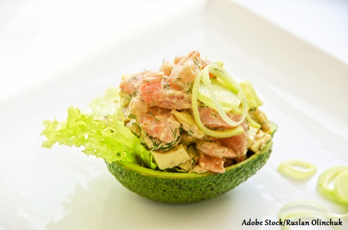 Quick and Delicious Smoked Salmon Salad in Avocado Boats