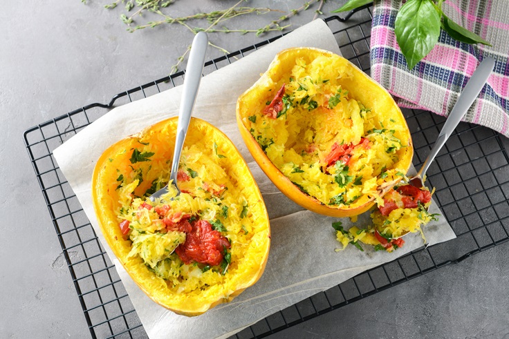 Spaghetti Squash Carbonara