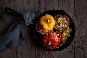Philly Cheesesteak Stuffed Peppers