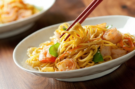 Stir-fried Shrimp Shirataki Noodles