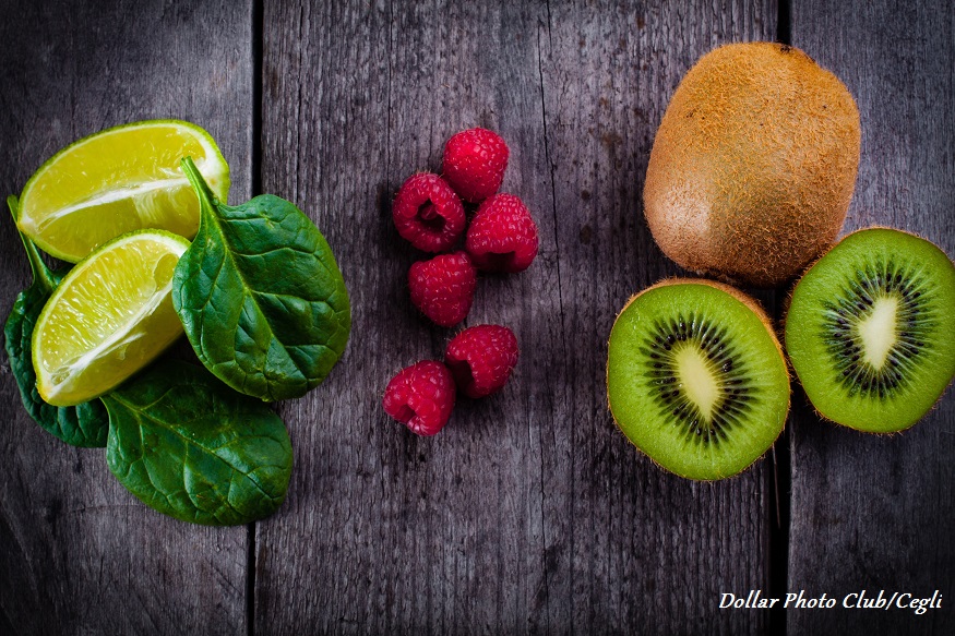 Low Carb Raspberry and Kiwi Sorbet