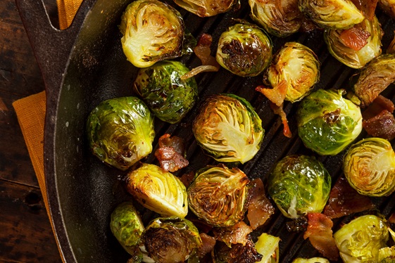 Keto Bacon and Brussels Sprouts Casserole