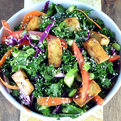 Asian Kale & Tofu Salad