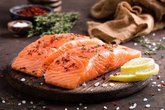 Lemon Salmon with Basil