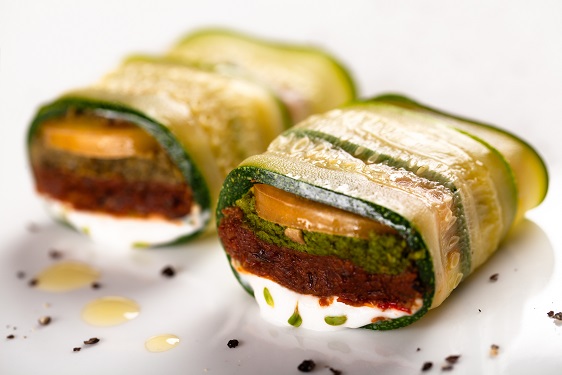 Zucchini Lasagna Roll Ups